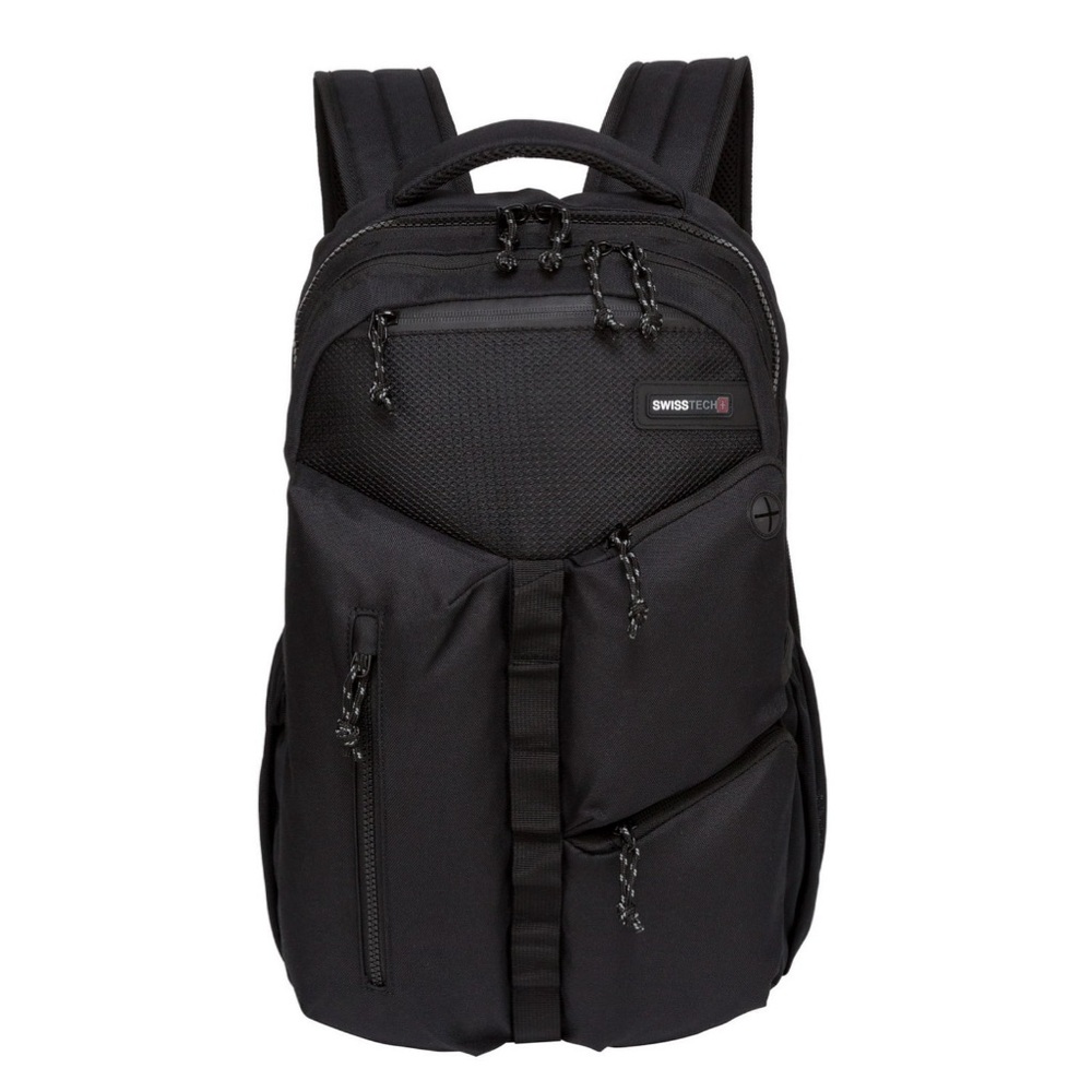 Swiss‎ Tech Appenzell Backpack 25 L, Black, Unisex, Padded Laptop Sleeve, NWOT